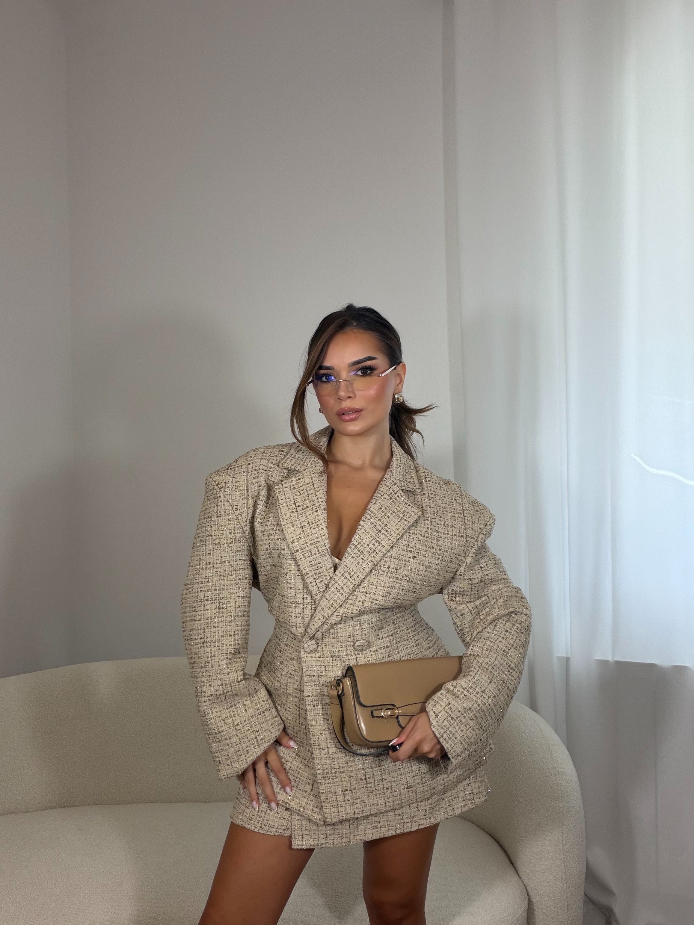 Completo Paris Beige